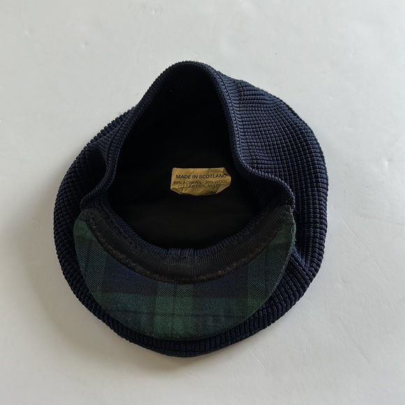 St. Andrews Old Course Blackwatch tartan wool blend snap brim golf cap OS - Picture 5 of 8